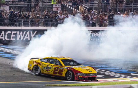 Joey Logano holds off Chase Briscoe to win NASCAR race at Richmond